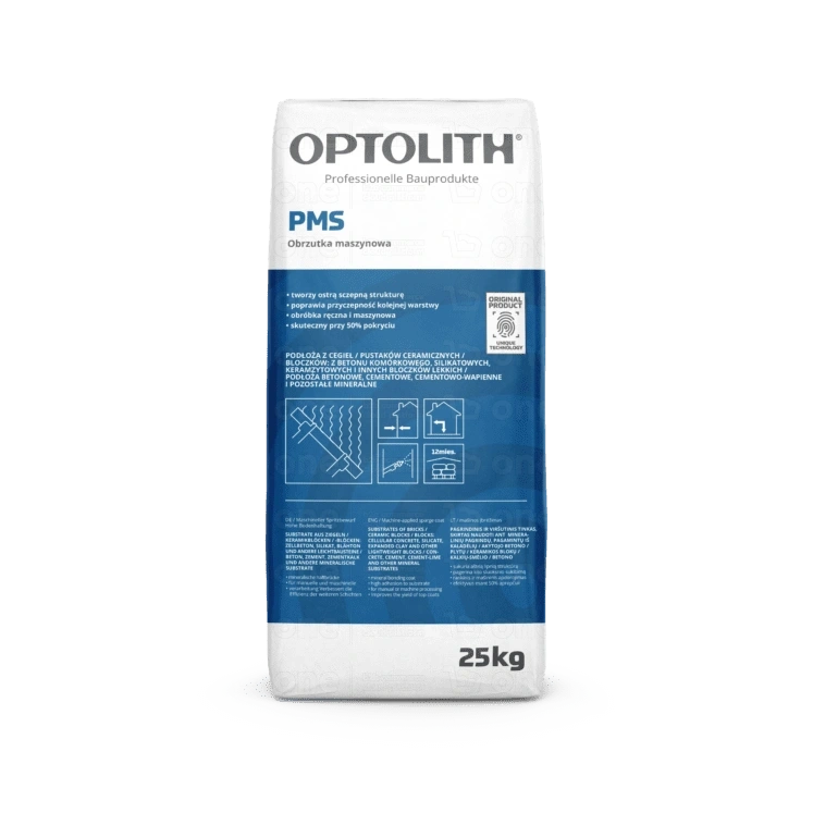 Tynk cementowo-wapienny Optolith PMS szary 25 kg