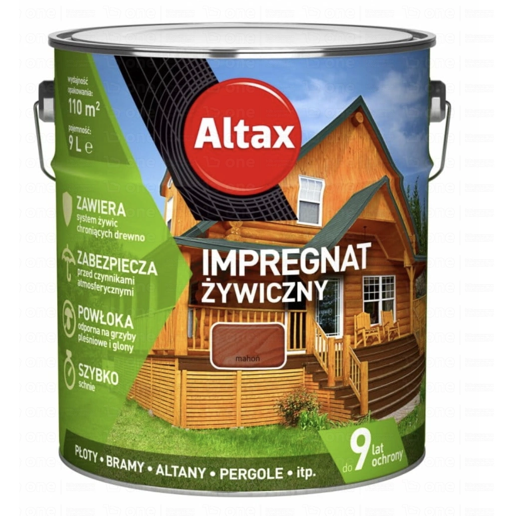 Impregnat do drewna Altax żywiczny dąb mat 0,75 l