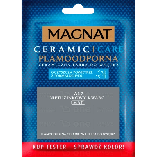 Farba ceramiczna MAGNAT Ceramic Care do ścian i sufitów tester nietuzinkowy kwarc A17 mat 30 ml