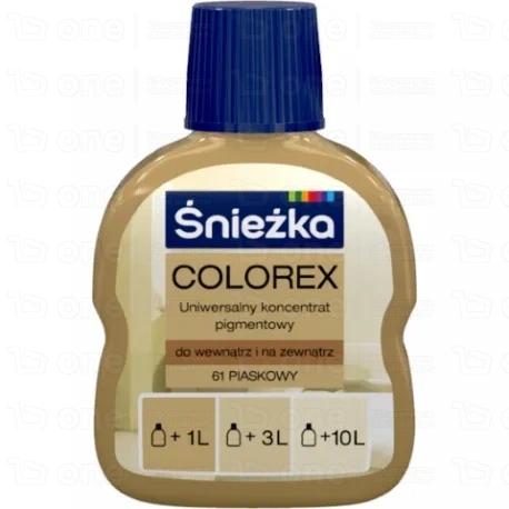 Pigment do farb Śnieżka Colorex piaskowy 0,1 l