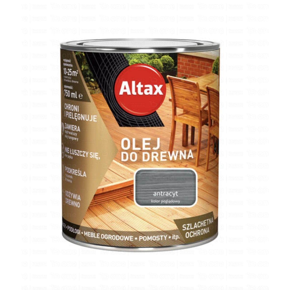 Olej do drewna Altax antracyt 0,75 l