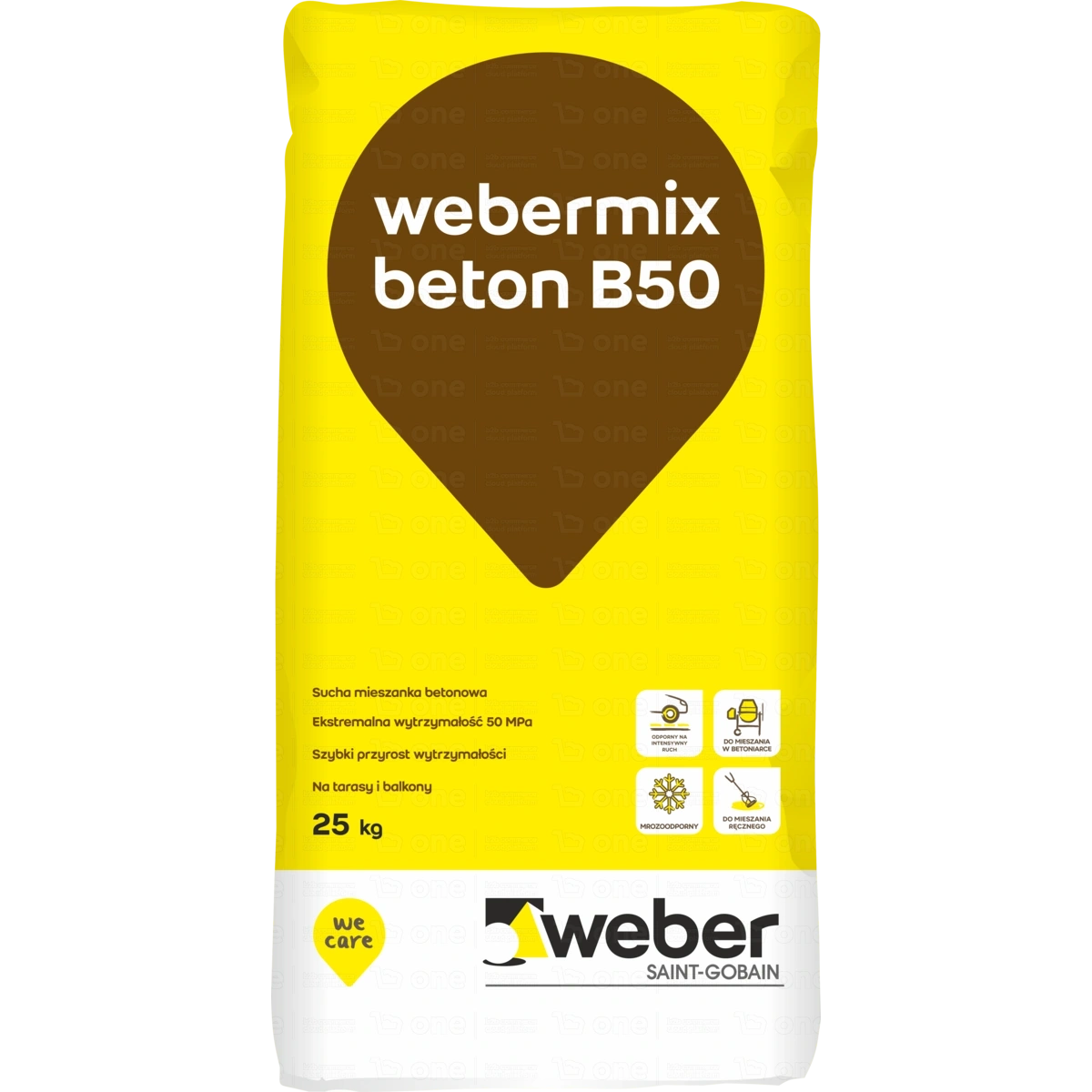 Beton Weber webermix B50 25 kg