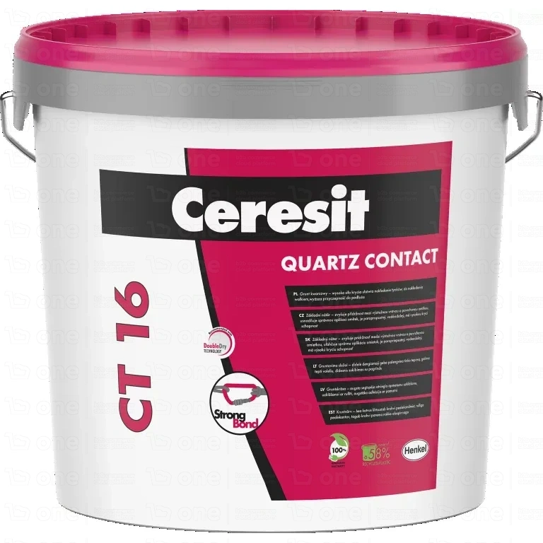 Grunt kwarcowy Ceresit CT 16 pod tynki 5 l