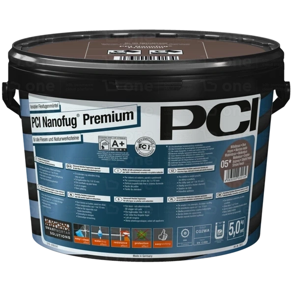 Zaprawa cementowa PCI Nanofug Premium cement grey Pl 5kg 