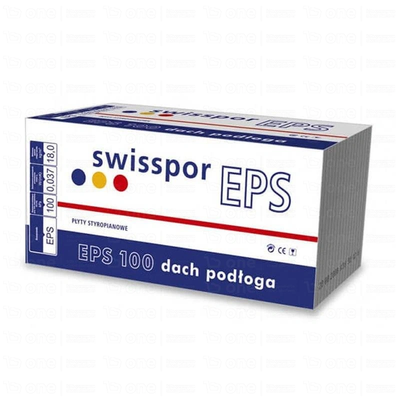 Styropian podłogowy Swisspor EPS 100 Dach Podłoga 036 gr. 22 cm 0,22 m3