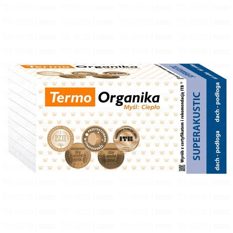 Styropian akustyczny Termo Organika Superakustic Podłoga 045 gr. 2,2 cm 0,297 m3