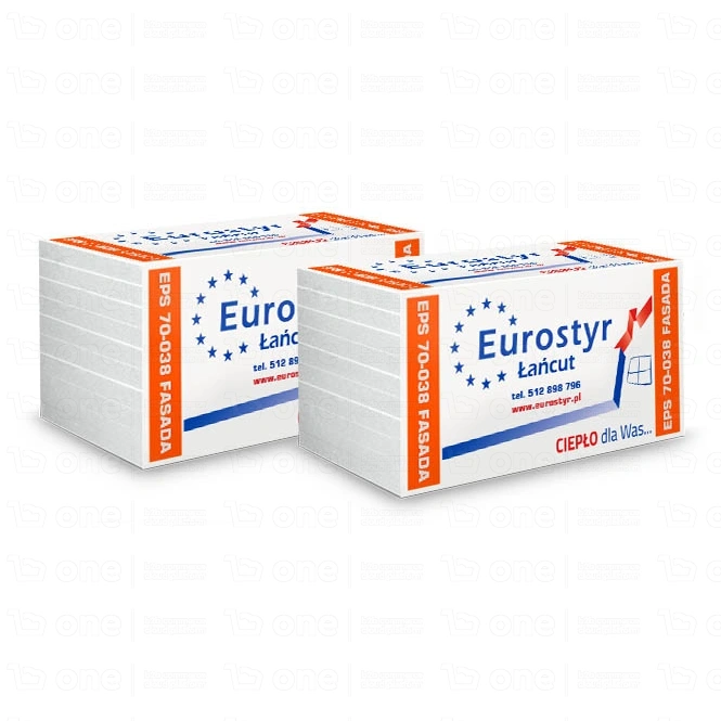 Styropian elewacyjny Eurostyr EPS 70 Fasada 038 gr. 3 cm 0,30 m3