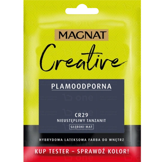 Farba lateksowa MAGNAT Creative do ścian i sufitów tester nieustępliwy tanzanit CR29 30 ml