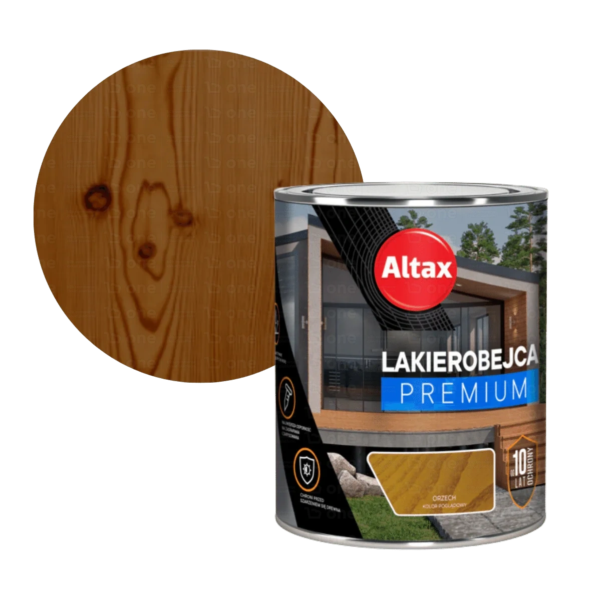 Lakierobejca do drewna Altax Premium orzech 0,75 l