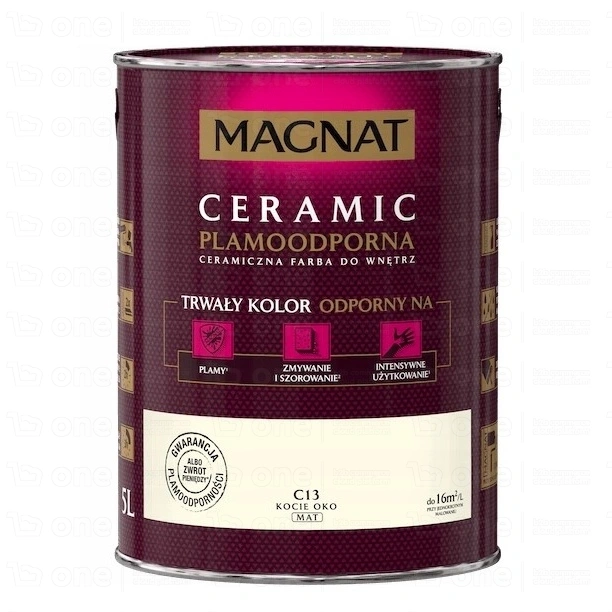 Farba ceramiczna MAGNAT Ceramic do ścian i sufitów kocie oko C13 mat 2,5 l