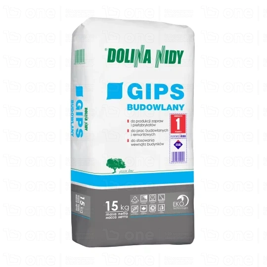 Gips budowlany DOLINA NIDY 15 kg