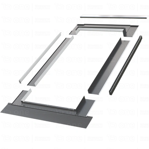 Kołnierz do okna dachowego Fakro EBV-P RAL 7022 55x78 do blachy panelowej