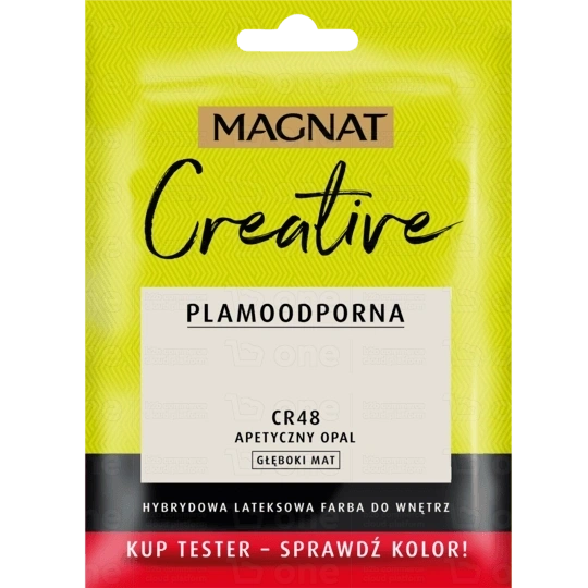 Farba lateksowa MAGNAT Creative do ścian i sufitów tester apetyczny opal CR48 30 ml