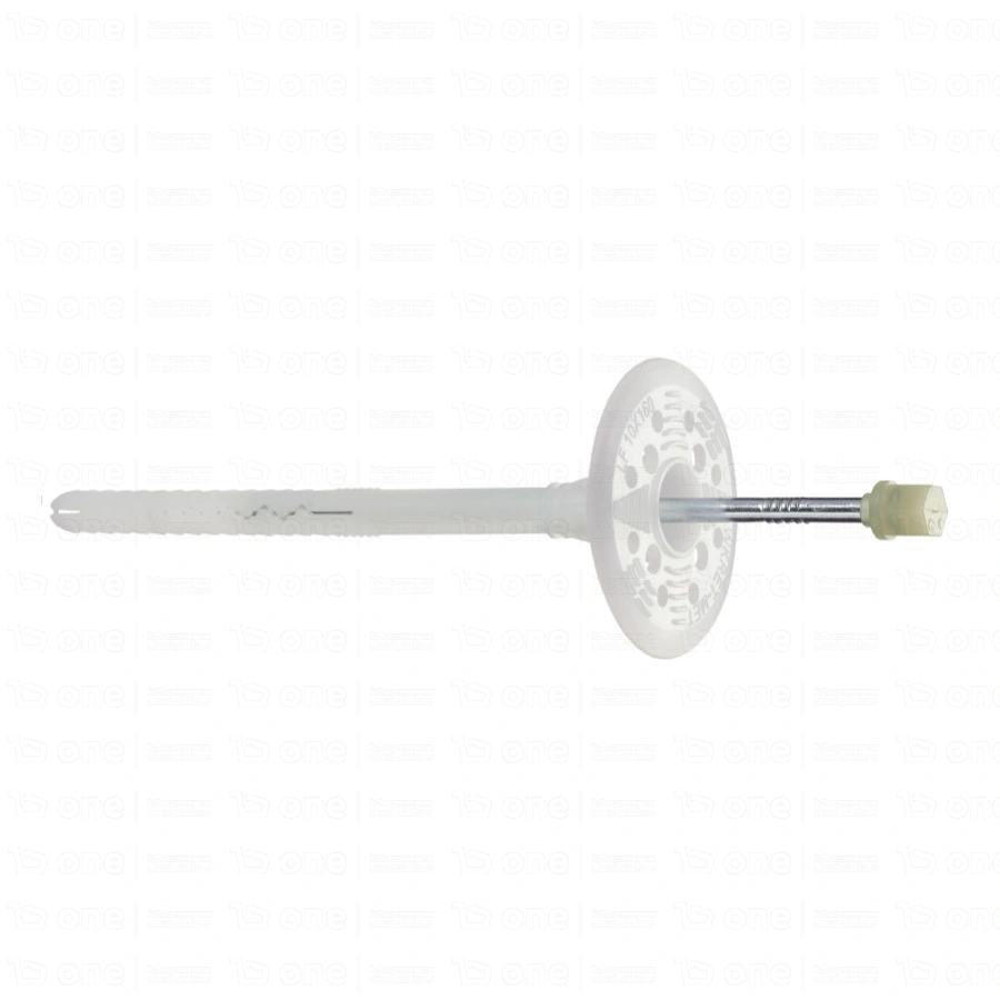 Kołki do styropianu i wełny wbijane Klimas Wkręt-met z trzpieniem stalowym gładkim z długą strefą rozpierania 10 x 140 mm 200 szt. 