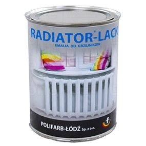 Emalia specjalna Radiator-Lack do malowania kaloryferów biała 0,5 l