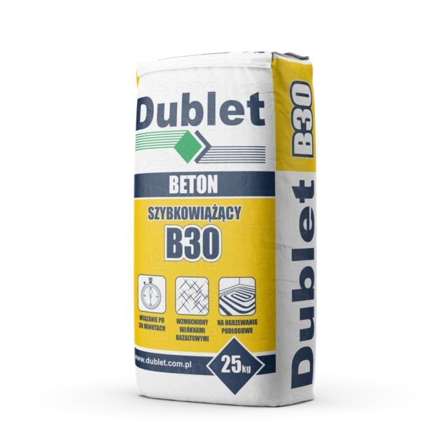 Beton szybkowiążący Dublet B30 25 kg