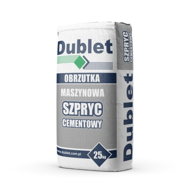 Zaprawa tynkarska Dublet Szpryc Cementowy 25 kg