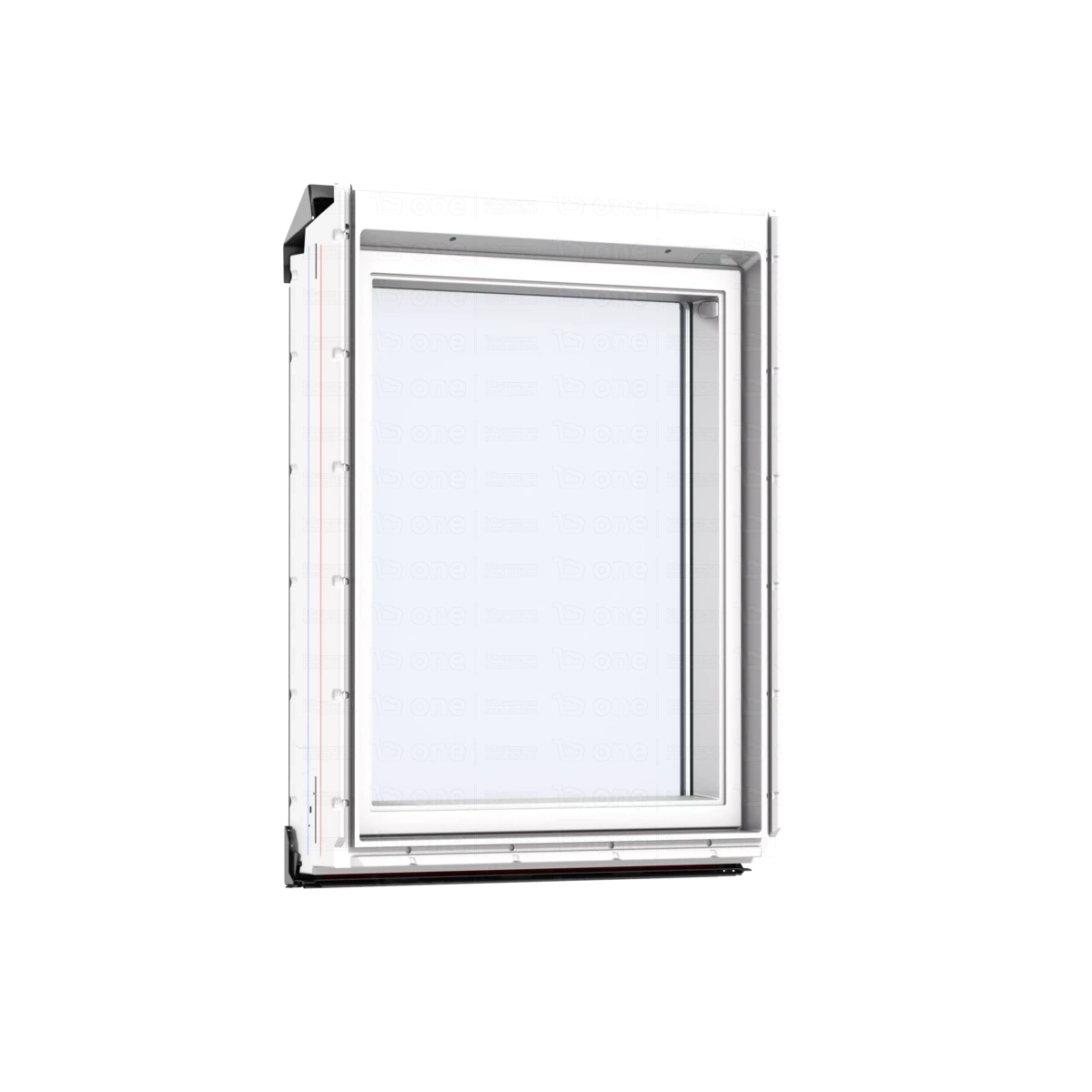 Okno dachowe kolankowe Velux VIU UK31 0170 134x60 2-szybowe drewniano-poliuretanowe