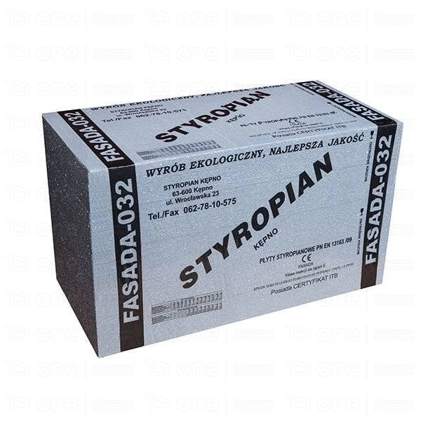 Styropian elewacyjny Izoterm Izoterm EPS Fasada Grafit 032 gr. 8 cm 0,28 m3