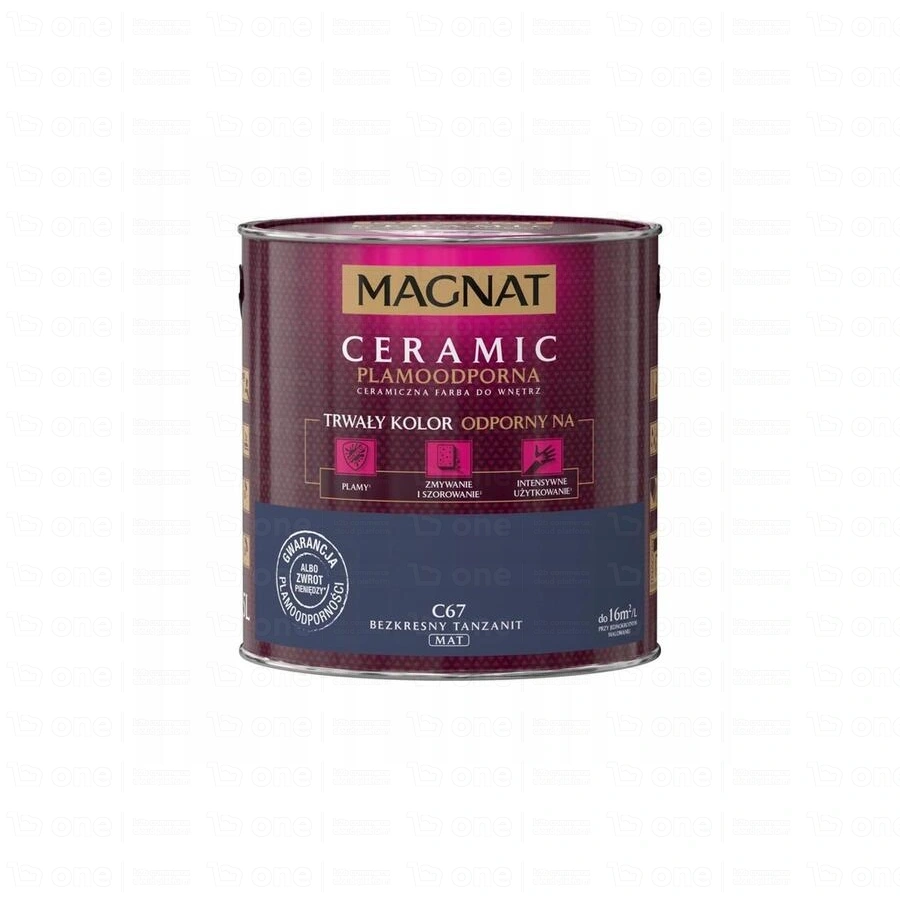 Farba ceramiczna MAGNAT Ceramic do ścian i sufitów bezkres tanzanit C67 mat 2,5 l