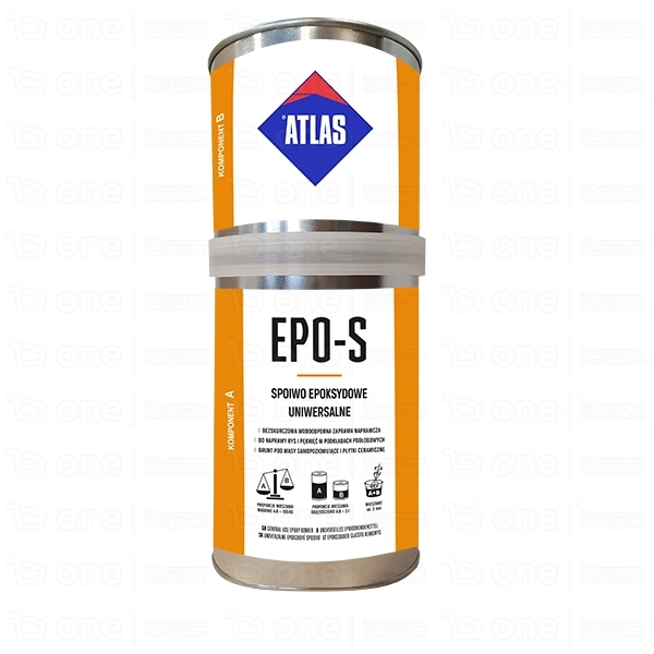 Spoiwo epoksydowe Atlas EPO-S komplet komponent A+B 1 kg