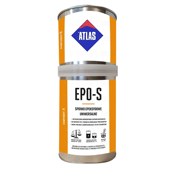 Spoiwo epoksydowe Atlas EPO-S komplet komponent A+B 1 kg