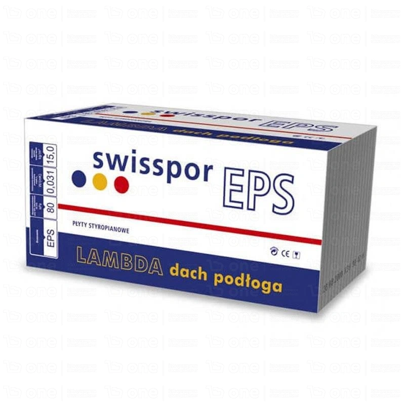 Styropian podłogowy Swisspor Lambda 100 Dach Podłoga 031 gr. 25 cm 0,25 m3