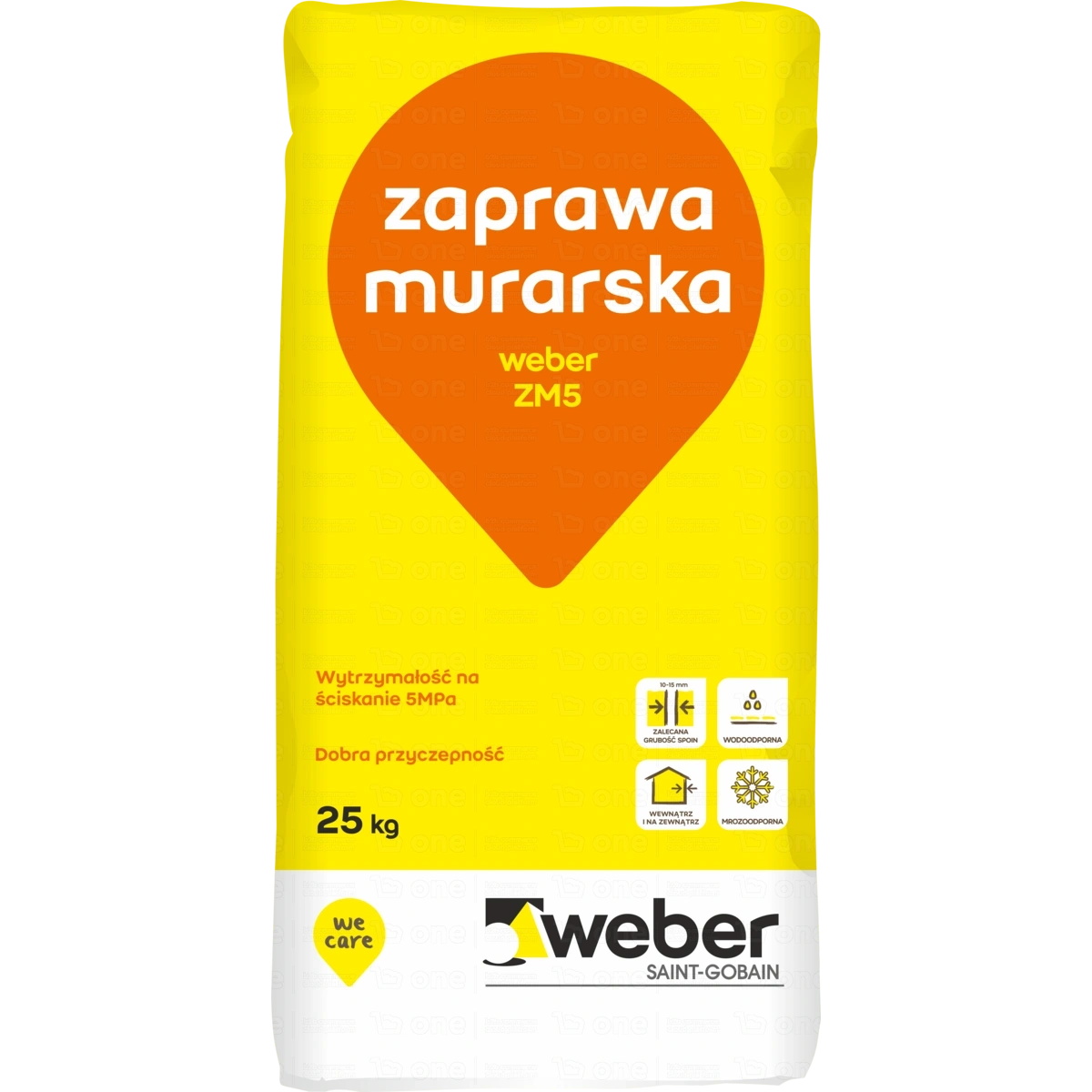 Zaprawa murarska Weber ZM5 uni 25 kg
