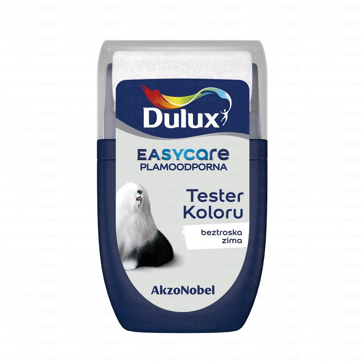 Farba lateksowa Dulux EasyCare do ścian i sufitów tester beztroska zima mat 30 ml