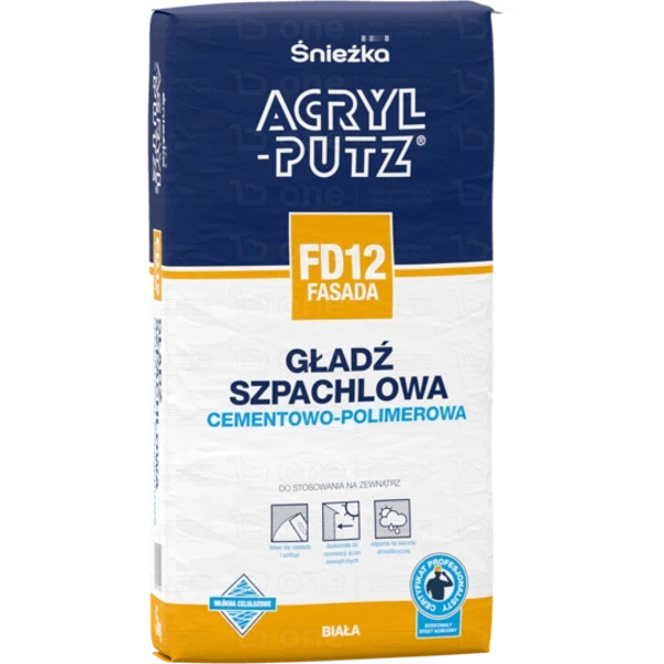 Gładź szpachlowa ACRYL-PUTZ FASADA SD12 20 kg