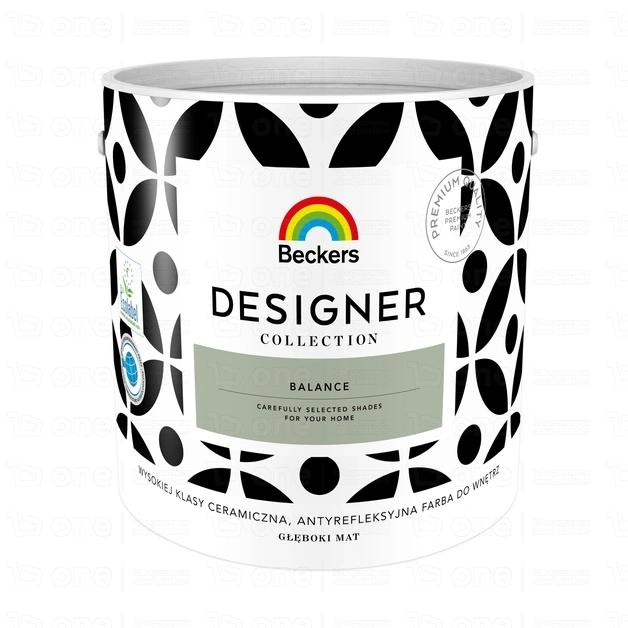 Farba ceramiczna Beckers Designer Collection do ścian i sufitów balance mat 2,5 l