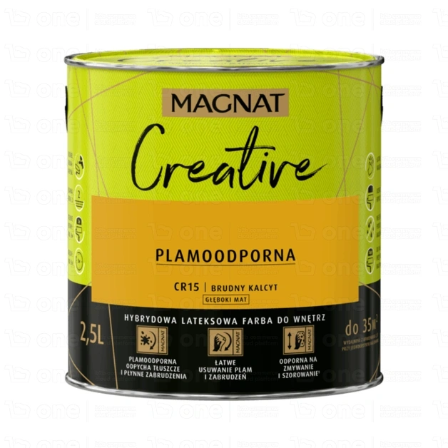Farba lateksowa MAGNAT Creative do ścian i sufitów brudny kalcyt CR15 2,5 l