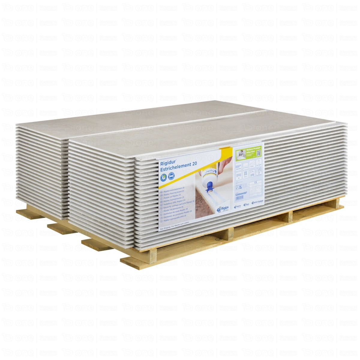 Płyta Rigips Rigidur E20 (2x10) 500x1500x20 mm