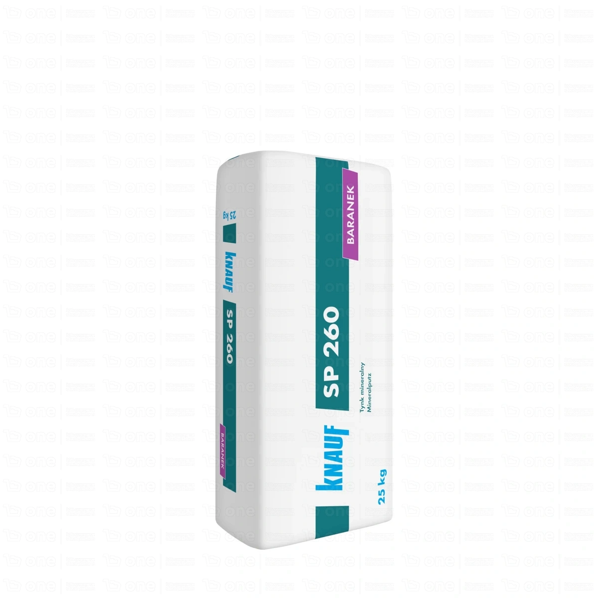 Tynk mineralny Knauf SP260 biały 2 mm 25 kg