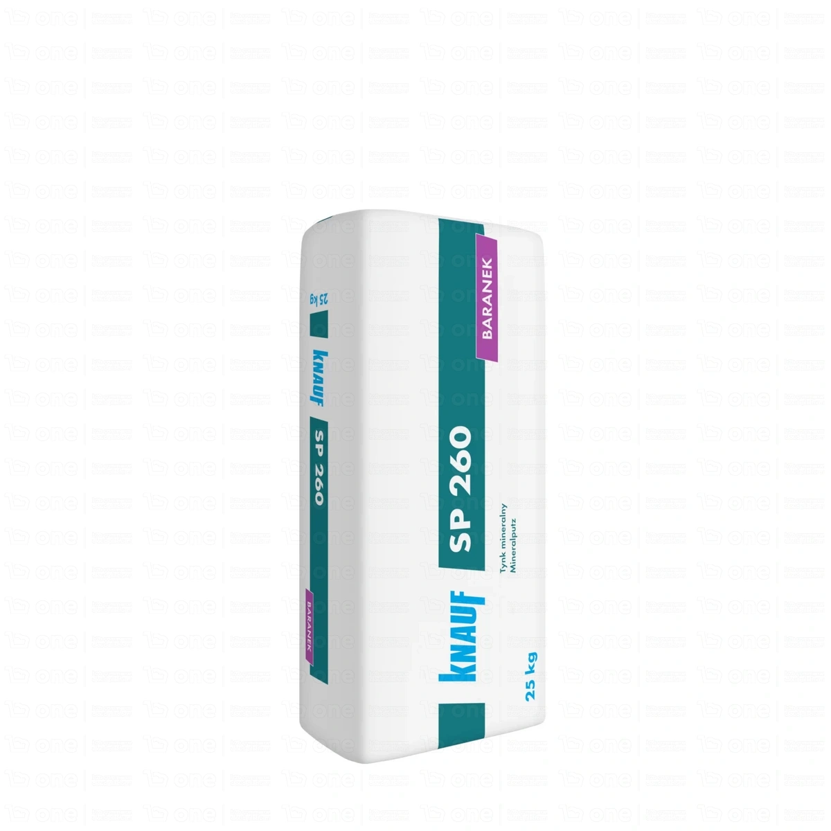 Tynk mineralny Knauf SP260 biały 2 mm 25 kg