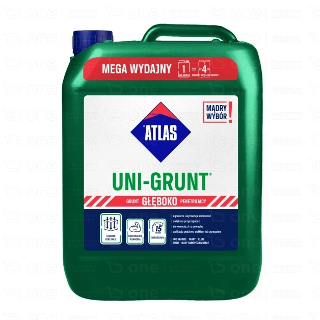 Szybkoschnąca emulsja gruntująca Atlas Uni-Grunt 5 kg