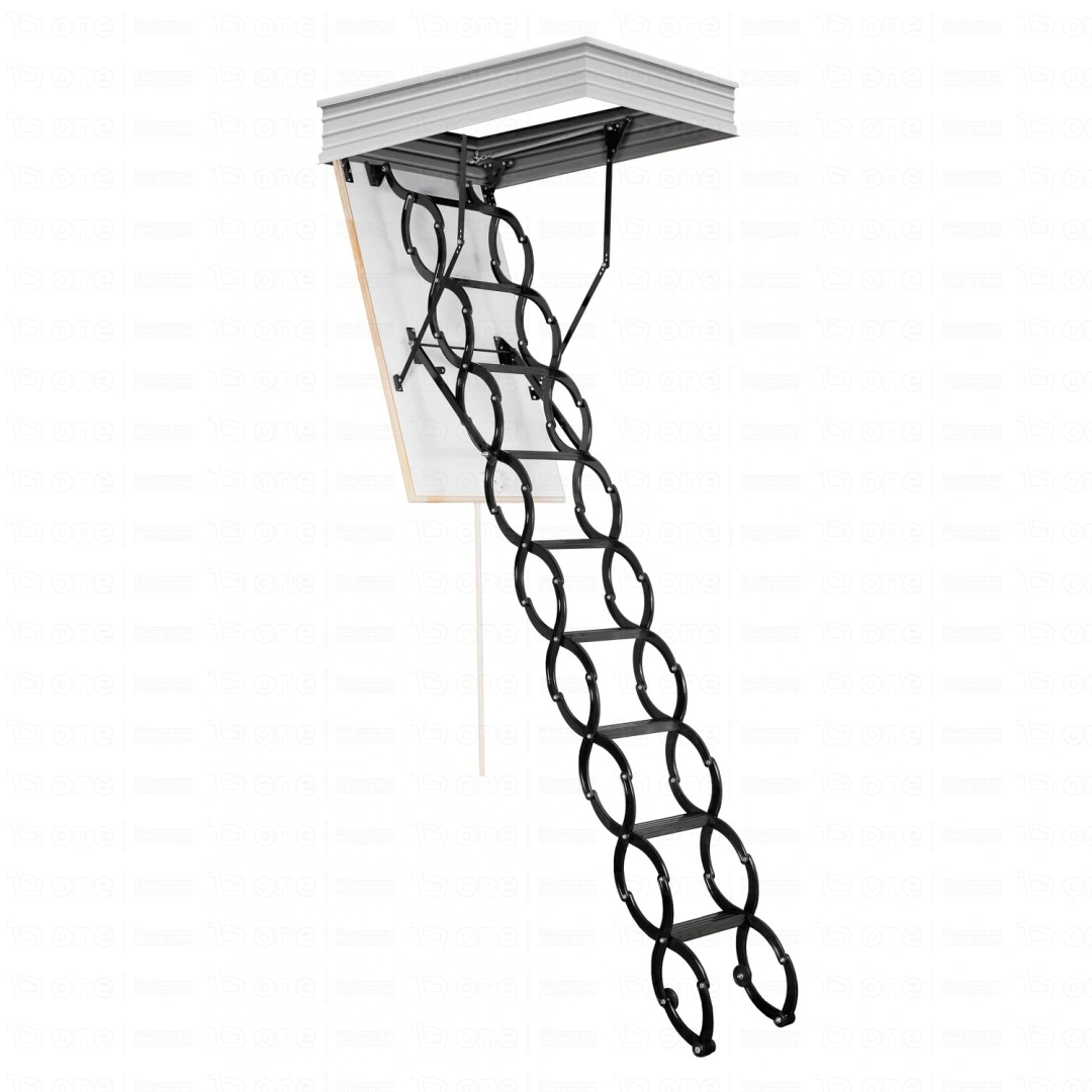 Schody strychowe OMAN Flex Termo Metal Box 80X70 H290