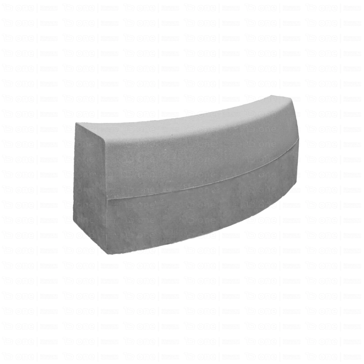 Krawężnik drogowy łukowy wewnętrzny Brukbet R=0,5m szary