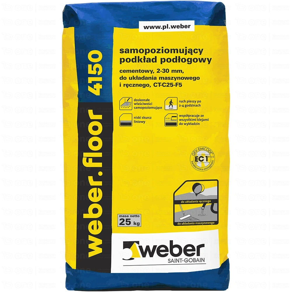 Podkład podłogowy Weber floor 4150 25 kg