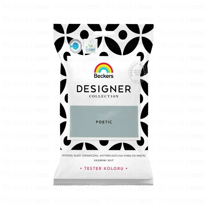 Farba ceramiczna Beckers Designer Collection tester do ścian i sufitów secret garden mat 100 ml