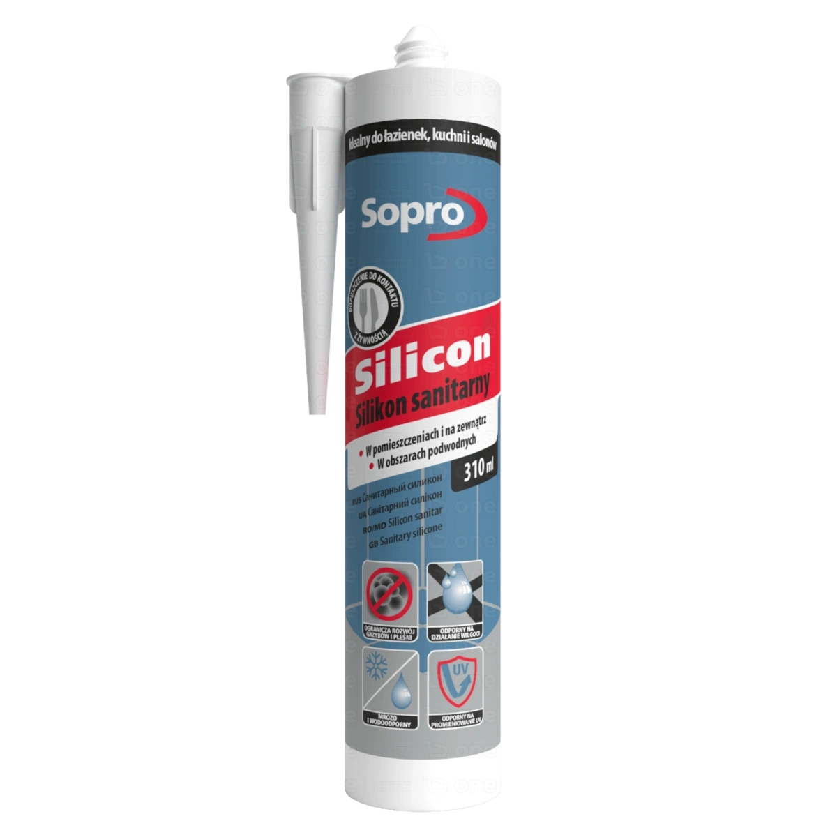 Silikon sanitarny Sopro Silicon beż bahama 310 ml