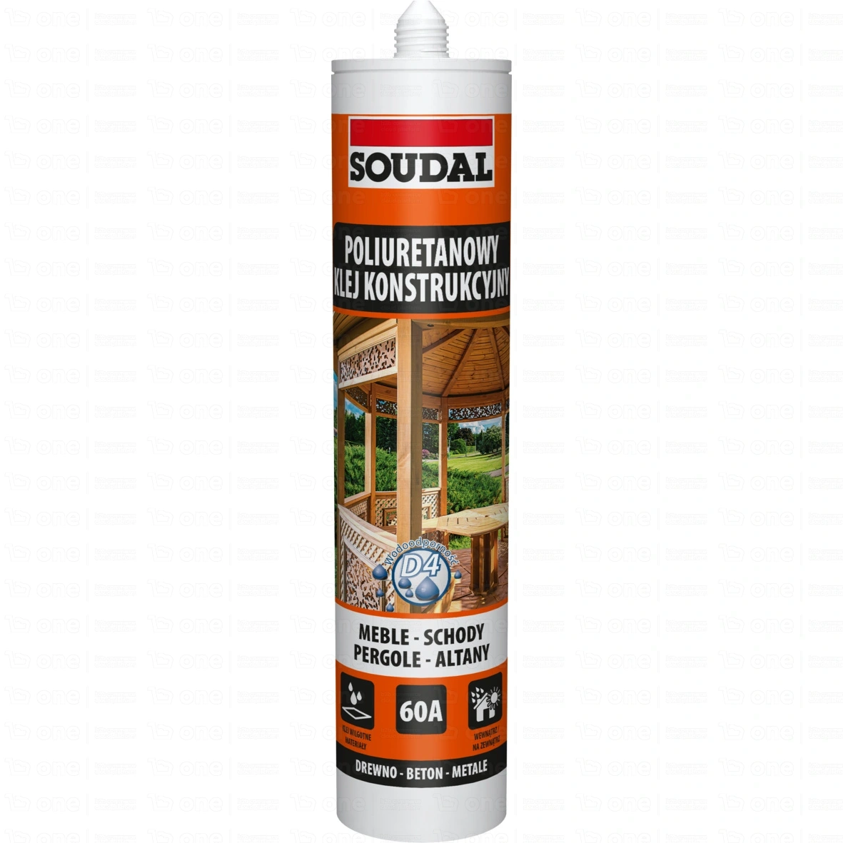 Klej poliuretanowy Soudal 60A konstrukcyjny 280 ml
