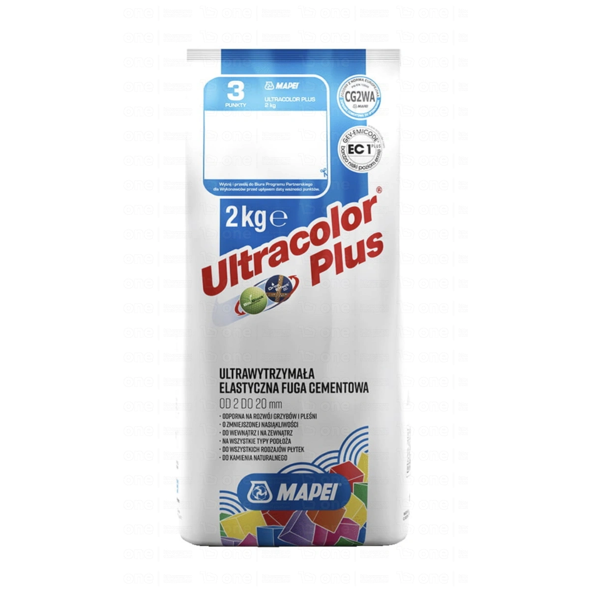 Fuga cementowa Mapei Ultracolor Plus 2-20 mm 133 2 kg
