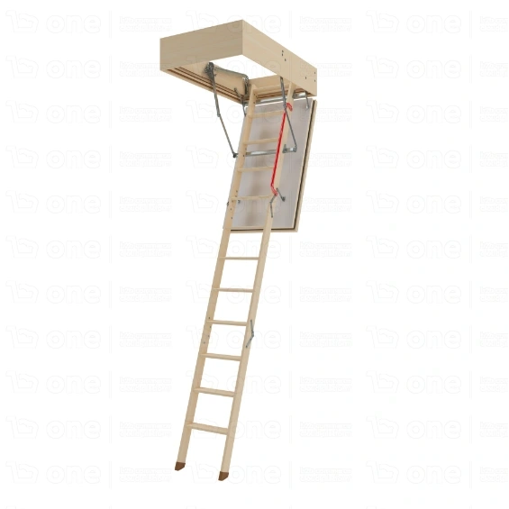 Schody strychowe Fakro LWF 60 70x140/305 drewniane ognioodporne