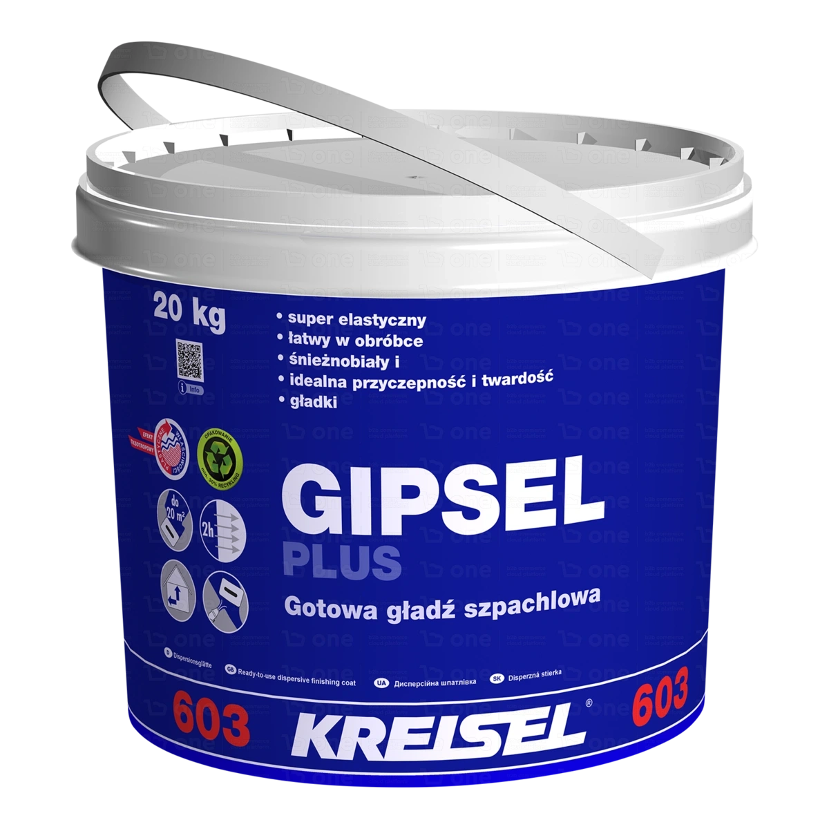 Gładź szpachlowa Kreisel GIPSEL 603 polimerowa 5 kg