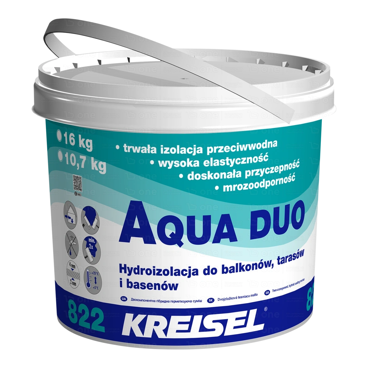 Zaprawa wodochronna Kreisel AQUA DUO 822 32 kg