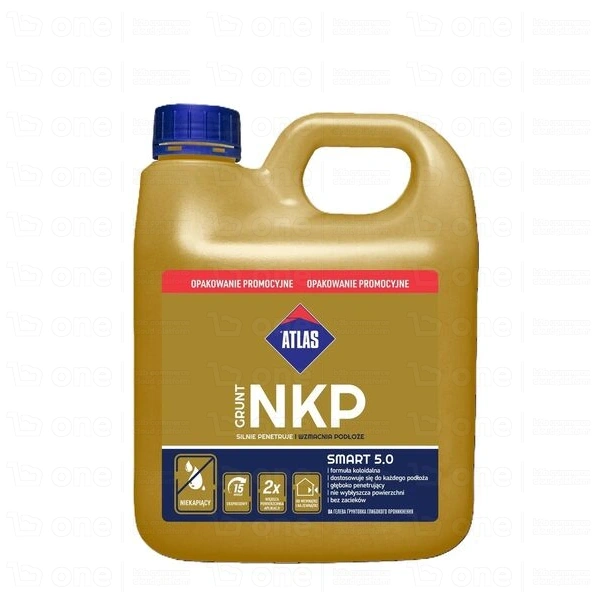 Grunt głęboko penetrujący Atlas NKP niekapiący i niechlapiący 2 kg