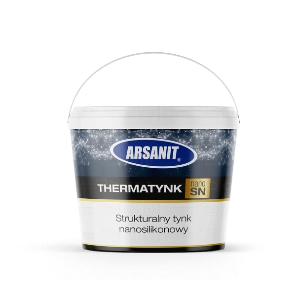Tynk nanosilikonowy ARSANIT Thermatynk NANOSN baranek 1,5 mm BAZA JASNA 25 kg