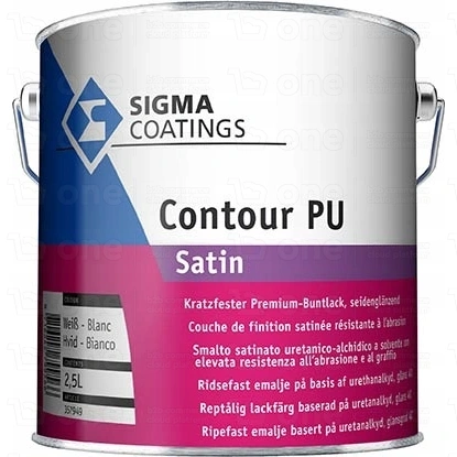 Emalia poliuretanowa Sigma Contour Pu Satin baza LN 1 l