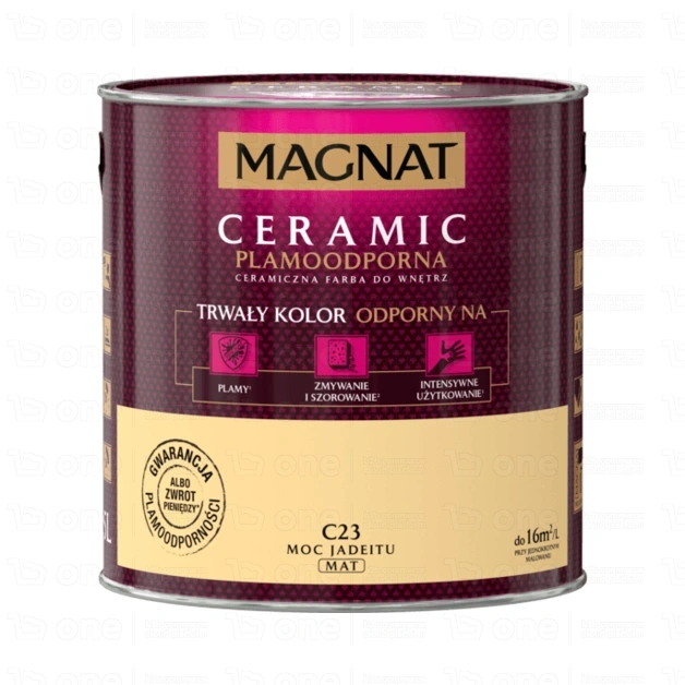 Farba ceramiczna Magnat Ceramic moc jadeitu C23 2,5 l